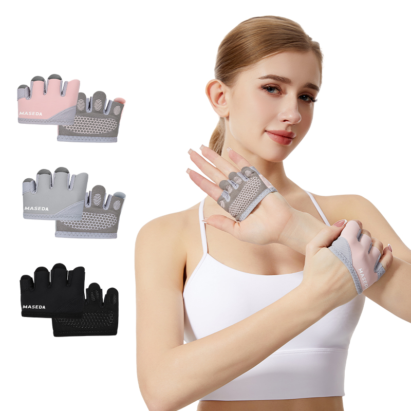 Yoga In Fitness - Sepasang Sarung Tangan Fitness Tanpa Jari: