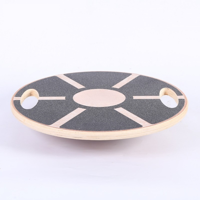 Balance Board Fitness - Papan Pelatih Keseimbangan Kayu Bulat Anti