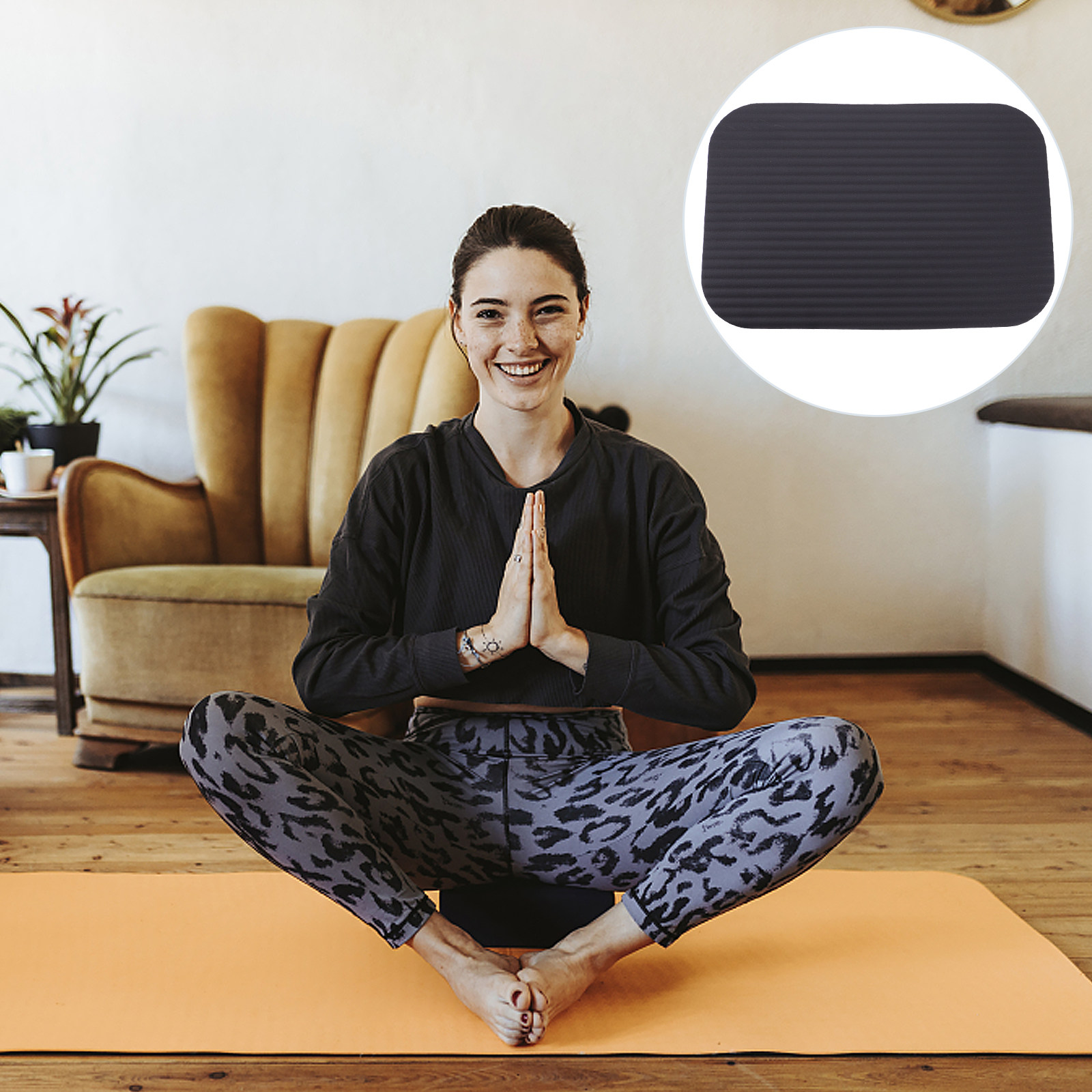 Yoga Fitness Mat - 1 buah alas berlutut yoga, bantalan