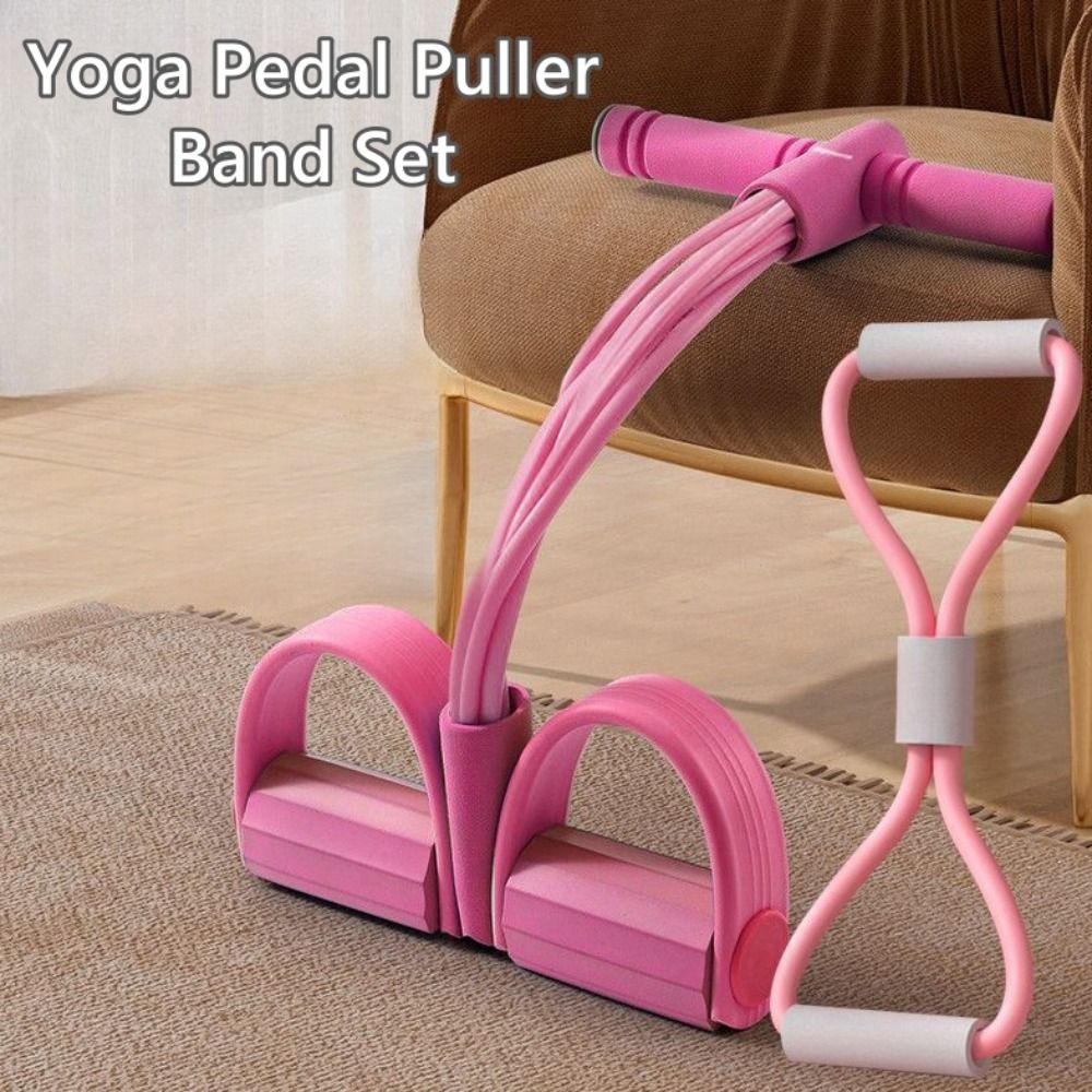 Yoga Fitness At Home - Set Resistance Band 6-Tube dengan Busa