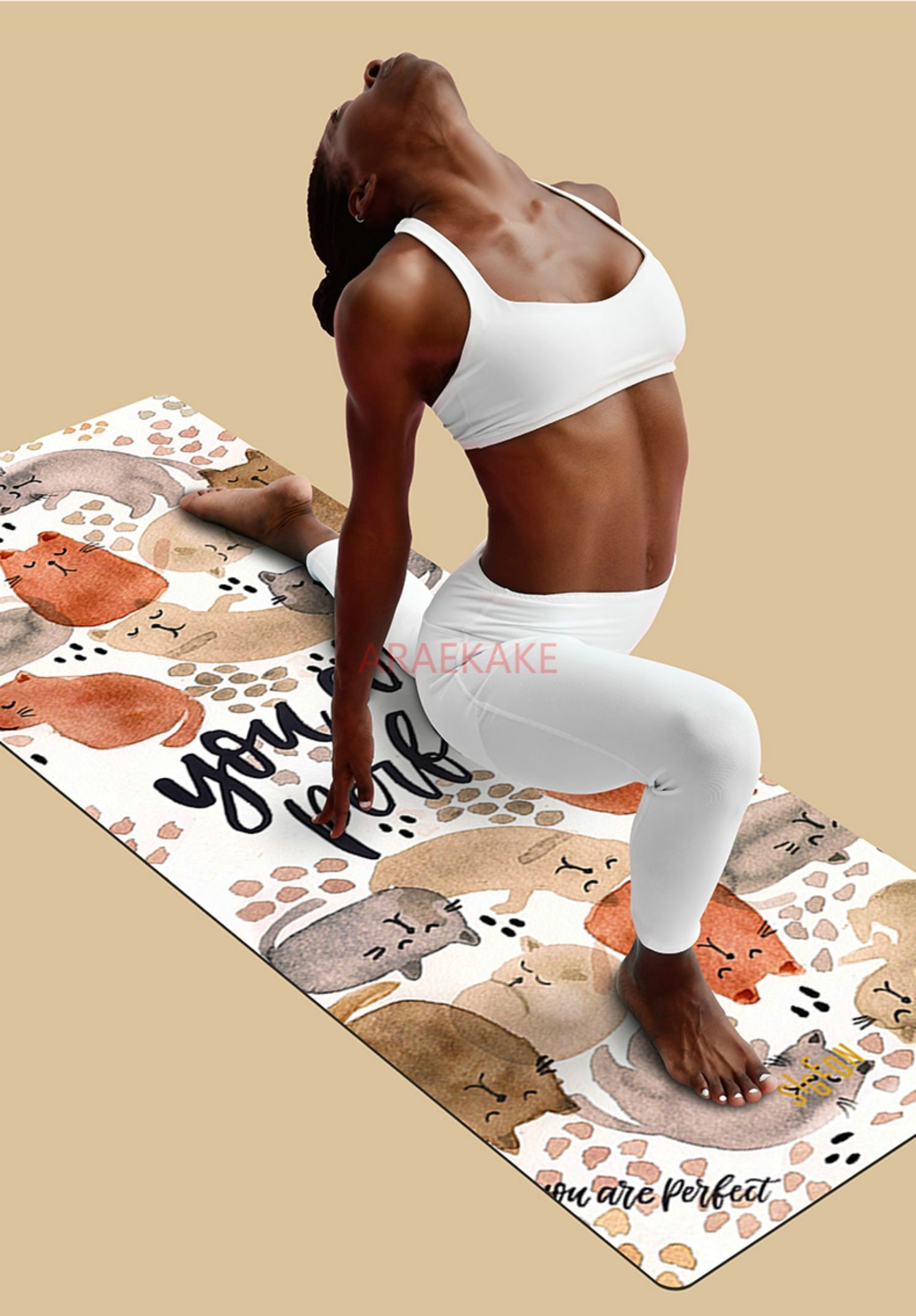 Yoga Fitness Mat - Matras yoga profesional anti selip dan