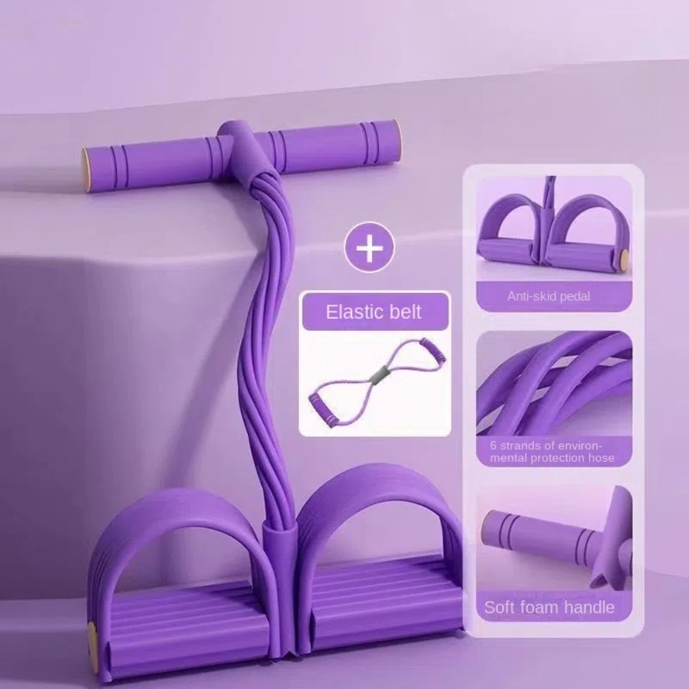 Set Tali Resistensi 6-Tube den - Yoga Fitness At Home ulasan dan harga