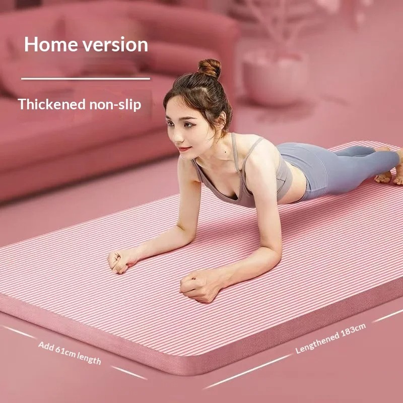 Matras Yoga Anti Selip Ekstra  - Yoga Fitness Mat ulasan dan harga