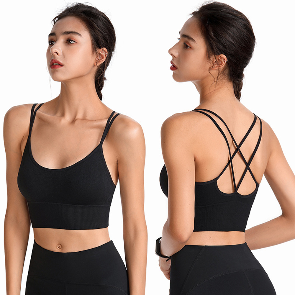 1Pcs Bra Olahraga Wanita Push  - Yoga Fitness Girl ulasan dan harga