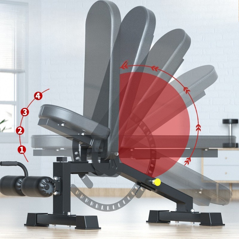 Bangku Fitness Hitam Peralatan - Adjustable Dumbbells ulasan dan harga
