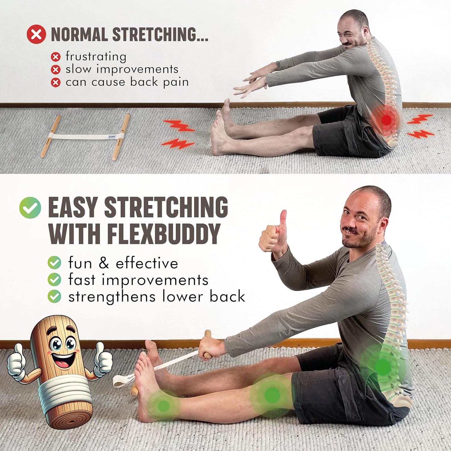 Alat Peregang Hamstring dengan - Yoga In Fitness ulasan dan harga