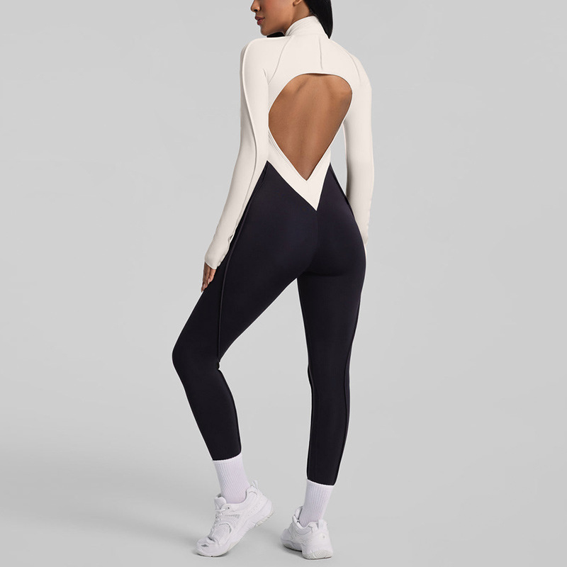 Jumpsuit Yoga Berlubang di Bag - Yoga Fitness Girl ulasan dan harga
