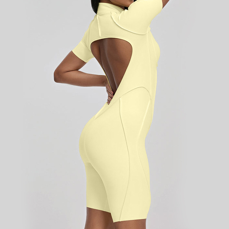 Jumpsuit Yoga Berlubang di Bag - Yoga Fitness Girl ulasan dan harga