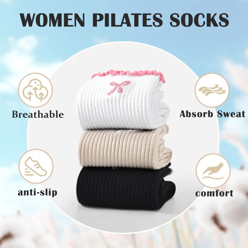 Kaus Kaki Yoga Profesional, Ta - Yoga & Fitness With Denise ulasan dan harga