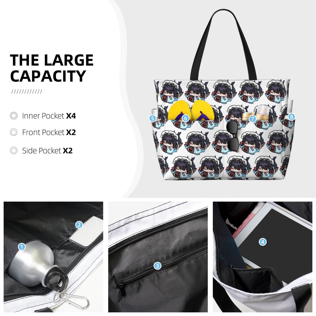 Tas Pantai Anime Zenless Zone  - Yoga Fitness Zone ulasan dan harga