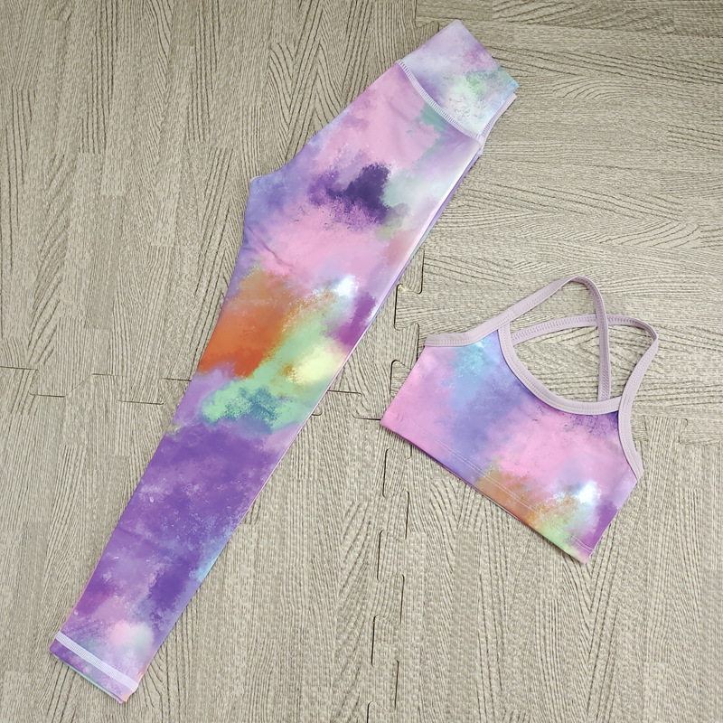 Set Pakaian Yoga 2 Potong Anak - Yoga Fitness Girl ulasan dan harga