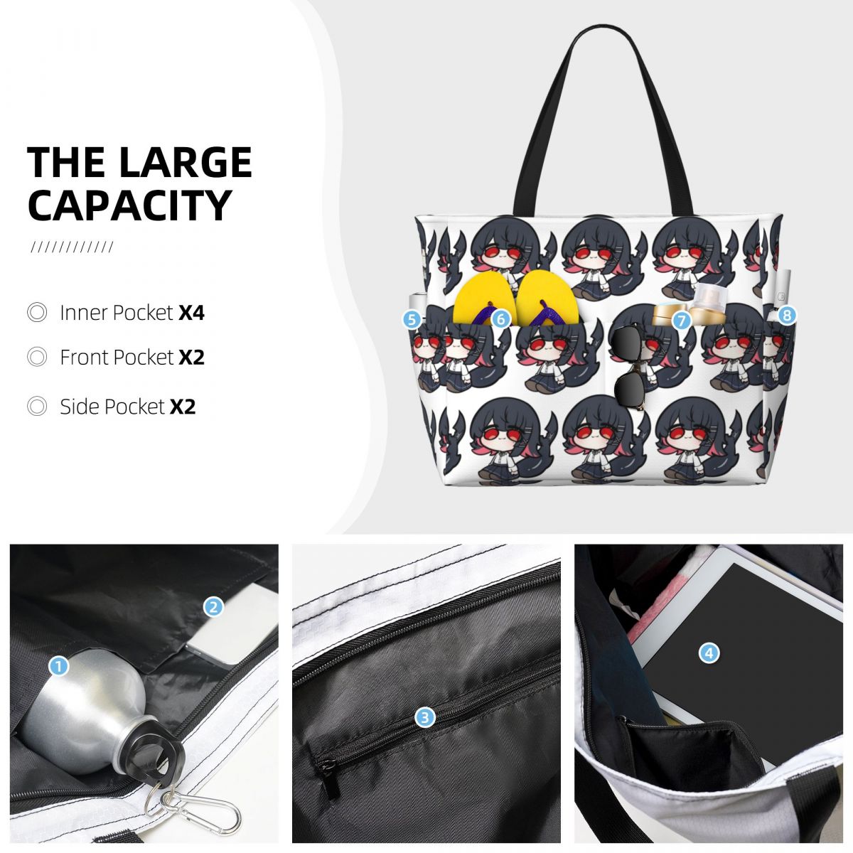 Tas Tote Pantai Anime Zenless  - Yoga Fitness Zone ulasan dan harga