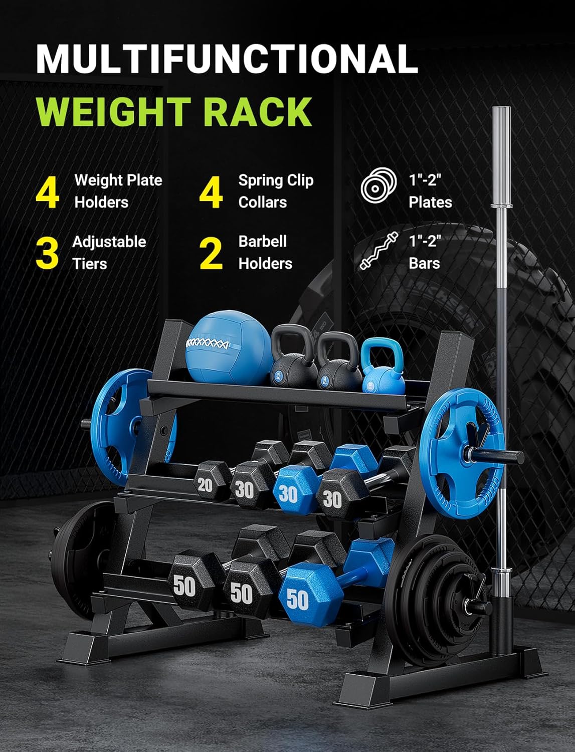 Rak Dumbbell 3 Tingkat, Dapat  - Adjustable Dumbbells ulasan dan harga
