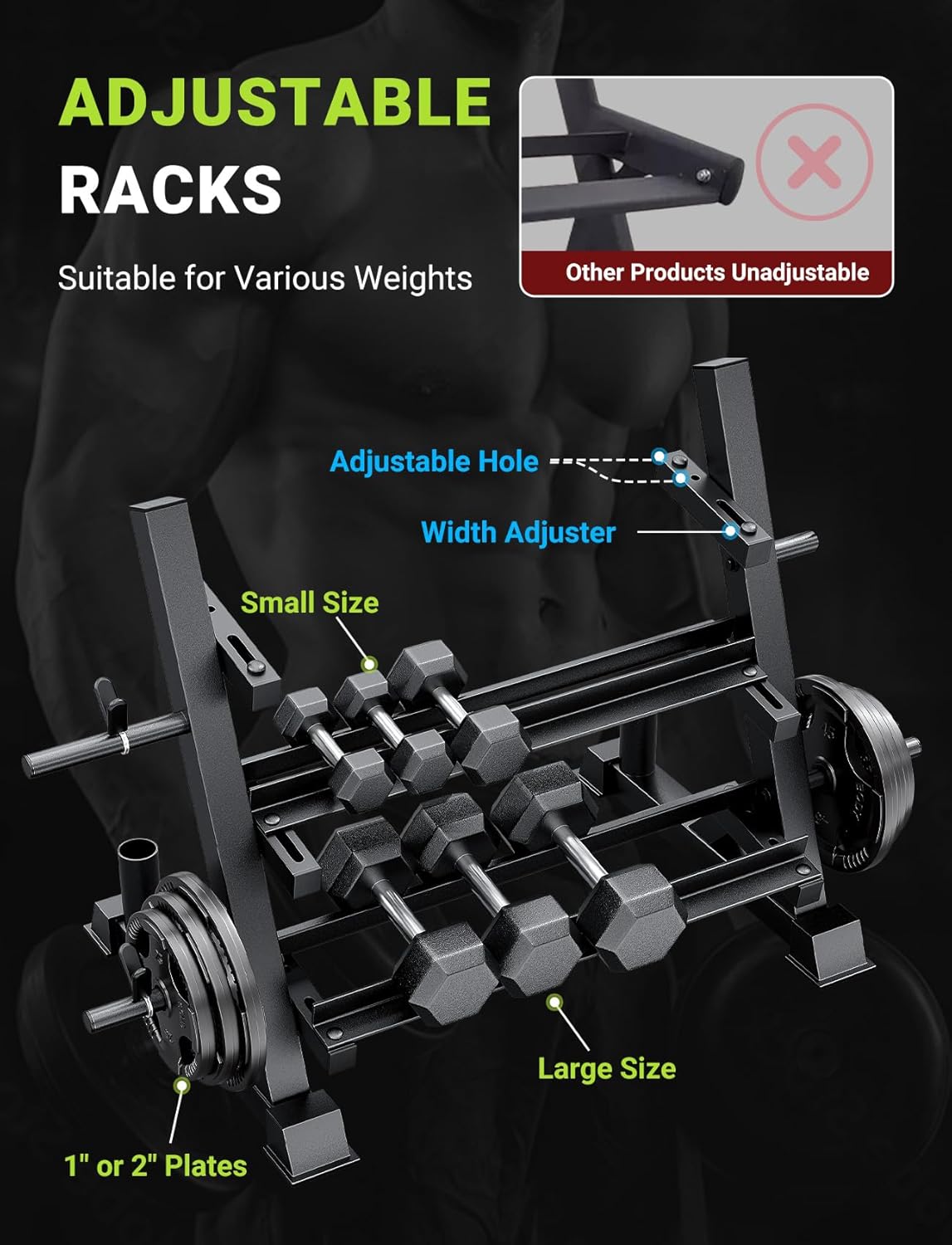Rak Dumbbell 3 Tingkat, Dapat  - Adjustable Dumbbells ulasan dan harga