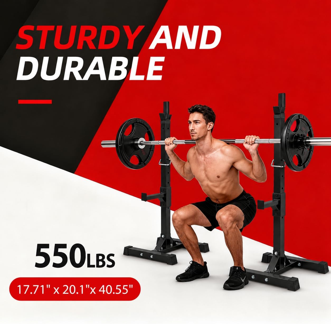 Rak Squat yang Dapat Disesuaik - Adjustable Dumbbells ulasan dan harga