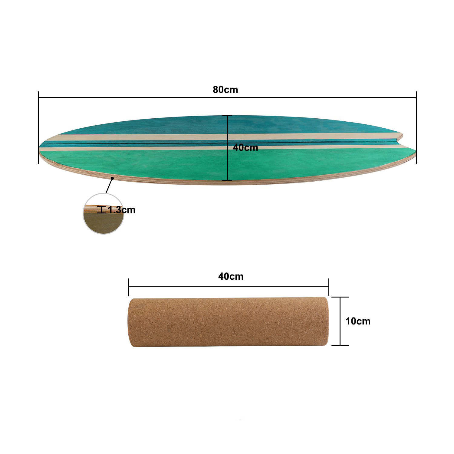 Papan Keseimbangan Kayu untuk  - Balance Board Fitness ulasan dan harga