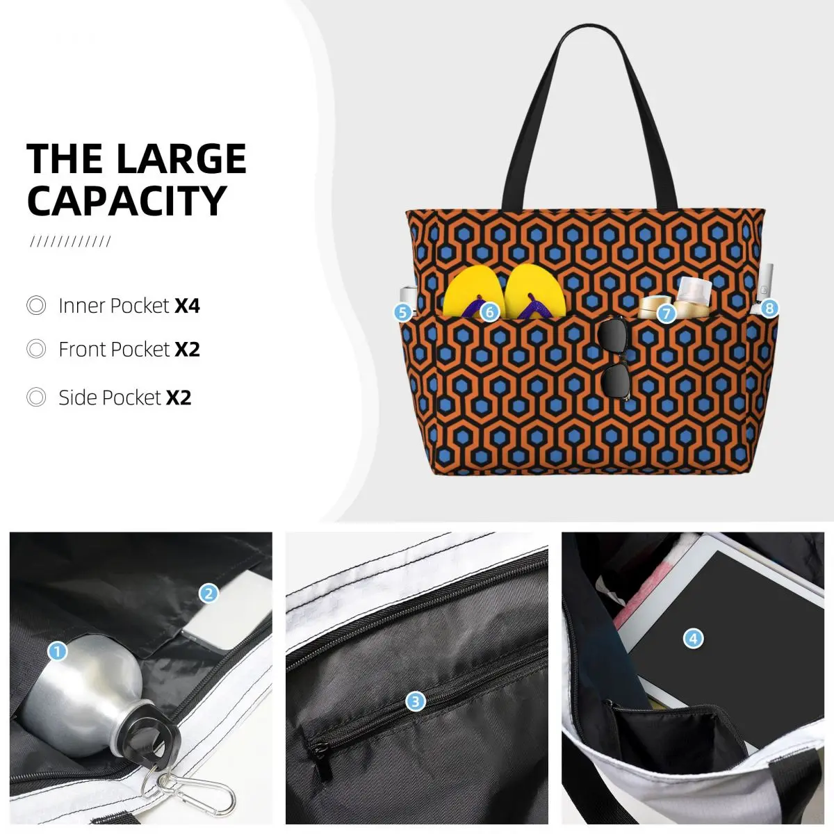 Tas Tote Pantai Shining Purple - Yoga Fitness Hotel ulasan dan harga