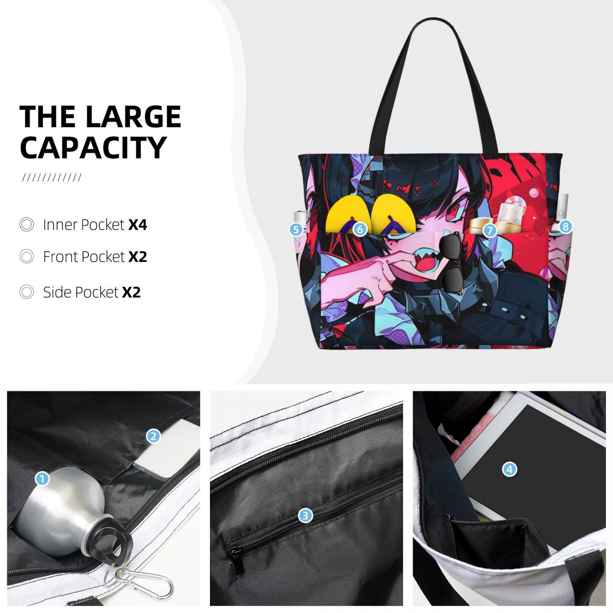 Tas Pantai Ellen Joe Zenless Z - Yoga Fitness Zone ulasan dan harga