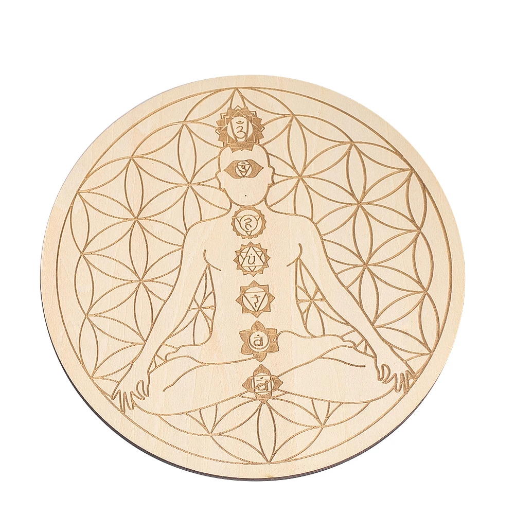 15CM ukiran Laser 7 meditasi C - Yoga Fitness Mat ulasan dan harga
