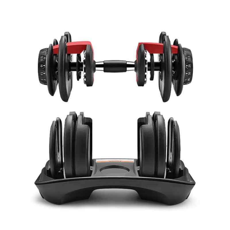 Set Gym Beban Bebas Besi Cor D - Adjustable Dumbbells ulasan dan harga