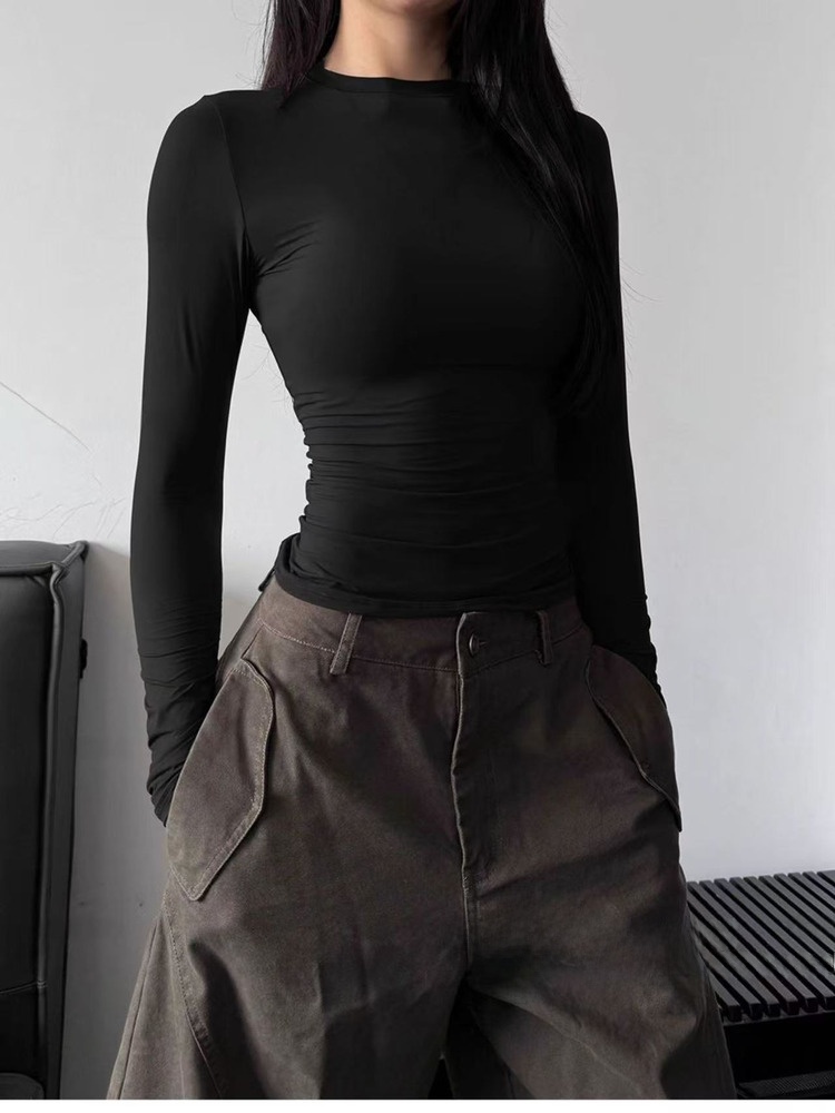 Kaos Yoga Lengan Panjang Slim  - Yoga Fitness Girl ulasan dan harga